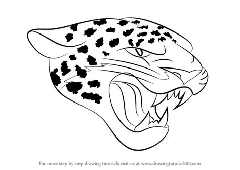 Learn How to Draw Jacksonville Jaguars Logo (NFL) Step by Step : Drawing Tutorials