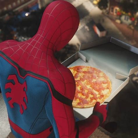 Spider-Man/Marvel stan on Instagram: ""PIZZA TIME" 😂😂😂 #spiderman # ...