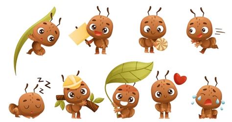 7,336 Cartoon Ants Collection Images, Stock Photos, 3D objects ...