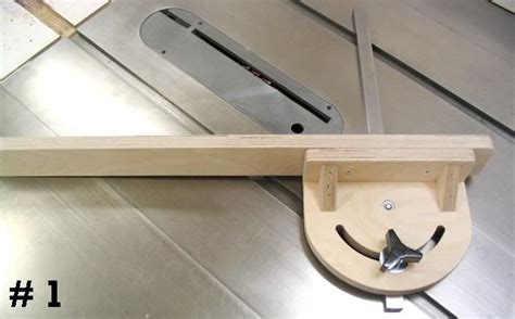 diy miter gauge for the table saw | Easy woodworking projects, Wood tools, Homemade tools