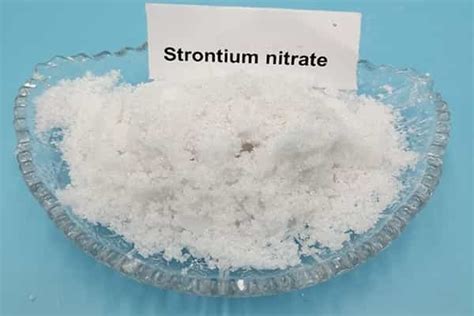 Strontium Nitrate - an Inorganic Compound - Assignment Point