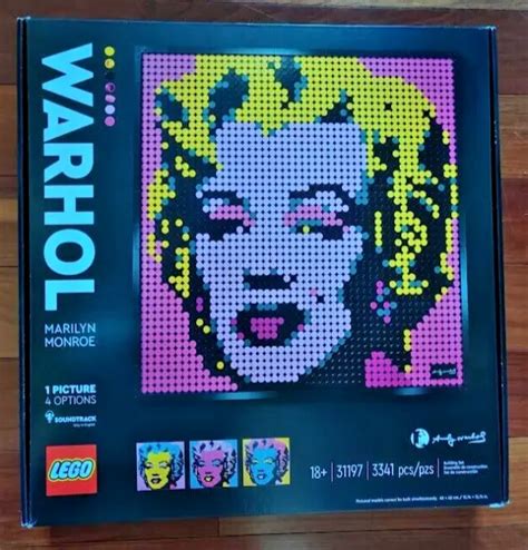 LEGO 31197 ART Andy Warhol's Marilyn Monroe Brand New Sealed Box Free Shipping $123.88 - PicClick
