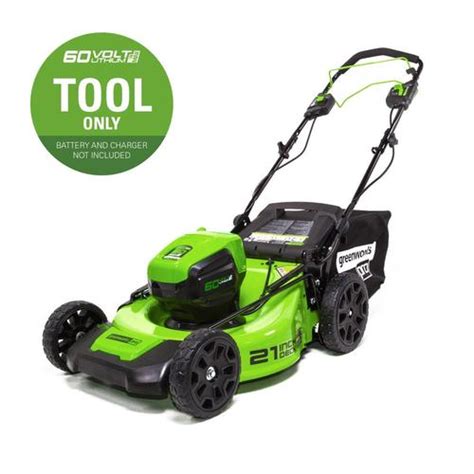 Greenworks Pro 60-volt Brushless Lithium Ion Self-propelled 21-in Cordless Electric Lawn Mower ...