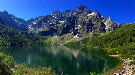 Summer hike up to Morskie Oko lake, Tatra Mountains, Poland [4448x2494] OC : r/EarthPorn