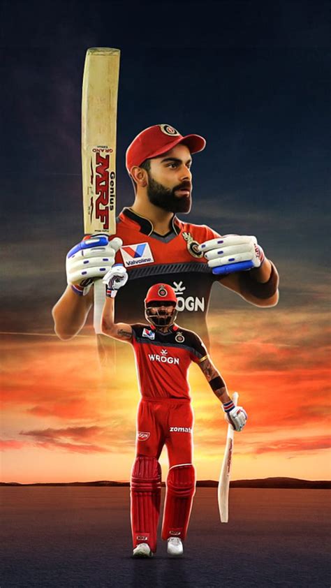 Virat Kohli, cricket, india, indian cricketer, rcb, HD phone wallpaper