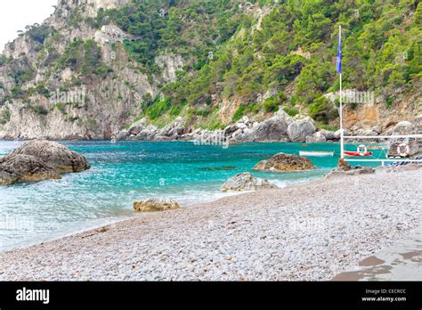 Beach island of Capri Italy Stock Photo - Alamy