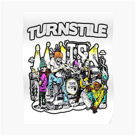 "turnstile band present international tour new 2022" Poster by ally732 ...