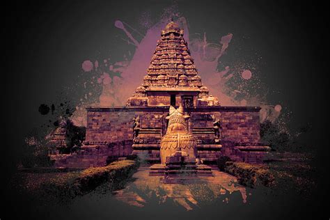 Brihadisvara Temple, Tamil Nadu Digital Art by Angelo Fernandes - Fine Art America