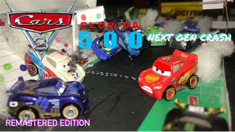 Cars 3 - Florida 500 Next Gen Crash Stop Motion Remake/Reenactment (Ending Race) Remastered ...