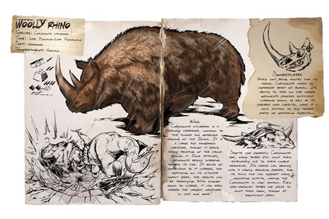 Woolly Rhino - Official ARK: Survival Evolved Wiki