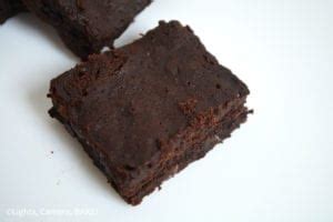 Egg White Brownies (Video) - Lights, Camera, BAKE!