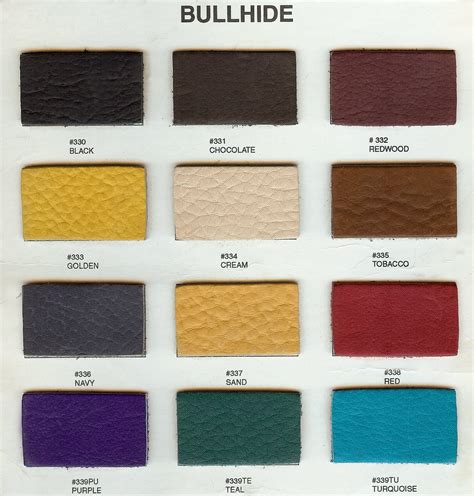 Armlann Leather Colors