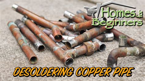 How to Desolder and Clean Copper Pipe and Fittings - YouTube