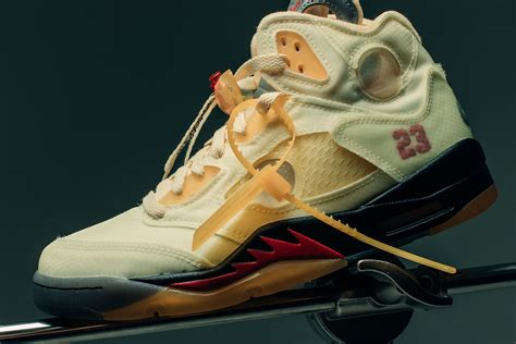 Off-White x Air Jordan 5 Retro ‘Sail’ Release 10/29 – Feature