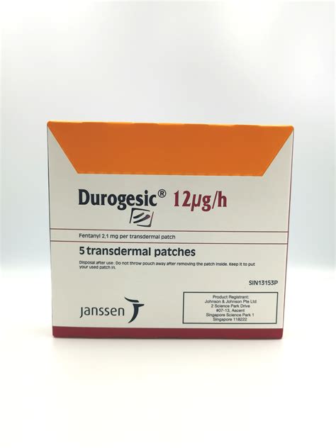 Durogesic 12mcg - Hillside Veterinary Surgery