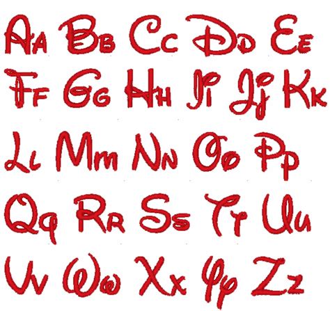 Free Printable Disney Alphabet Letters - Free Printable