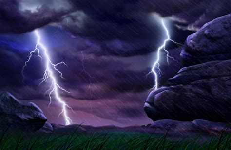 Thunder and Lightning Wallpaper - WallpaperSafari