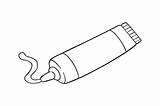 Premium Vector  Tube With Squeezed Out Foundation Or Paint Doodle sketch template