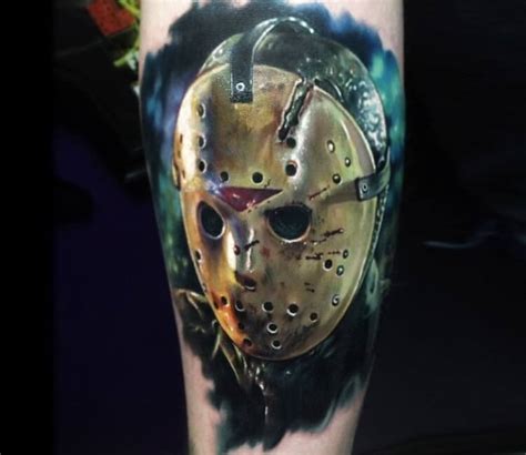 Jason Friday The 13th Mask Tattoo