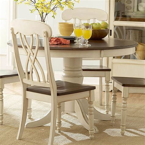 White Round Kitchen Table And Chairs