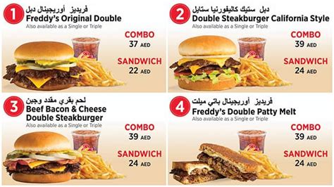 Freddy's Frozen Custard & Steakburgers Menu - Zomato