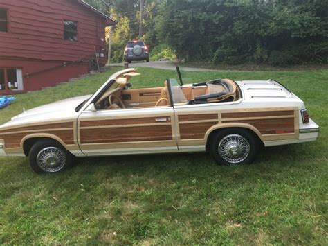 1985 Chrysler LeBaron Woody Convertible Mark Cross Edition 44844 Miles ...