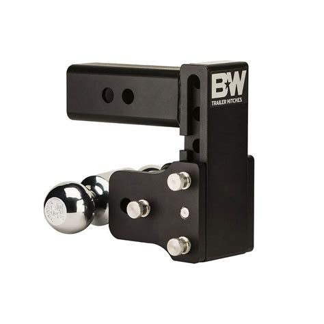 B&W TS20037B Tow and Stow 2.5 Inch Shank Dual Ball Hitch Mount with 5 Inch Drop - Walmart.com ...