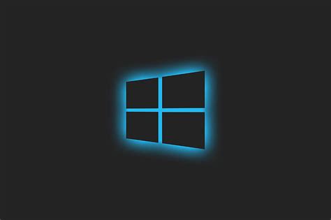 Windows Logo Wallpaper Black