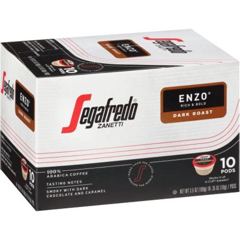 Segafredo Zanetti Enzo Dark Roast Coffee Pods, 10 ct - Kroger