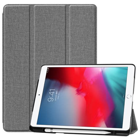 Allytech iPad 7th Generation Case with Pencil Holder, iPad 10.2 2019 ...