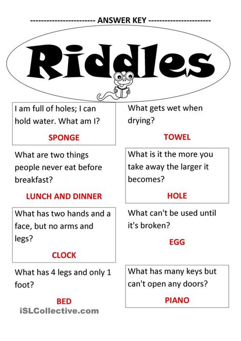 193 best images about Activities: riddles, quizzes, trivia, ... on Pinterest | English phrases ...