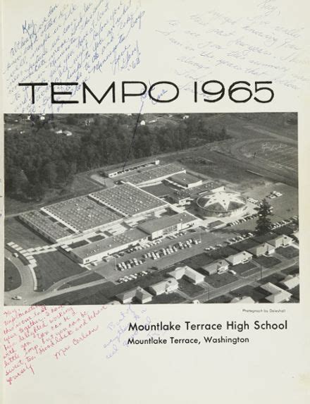 Explore 1965 Mountlake Terrace High School Yearbook, Mountlake Terrace WA - Classmates