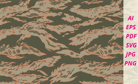 Camouflage Seamless Vector Patterns SVG, Graphic by ClothingArtStudio · Creative Fabrica