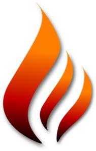 Flame (stylized) Clip Art at Clker.com - vector clip art online, royalty free & public domain