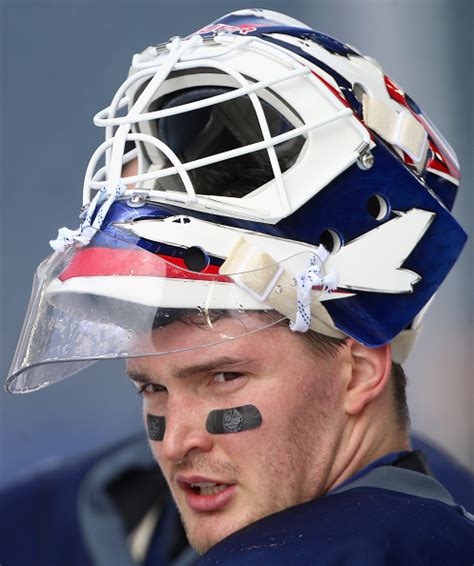 I Love Goalies!: Michael Hutchinson 2016-17 Mask