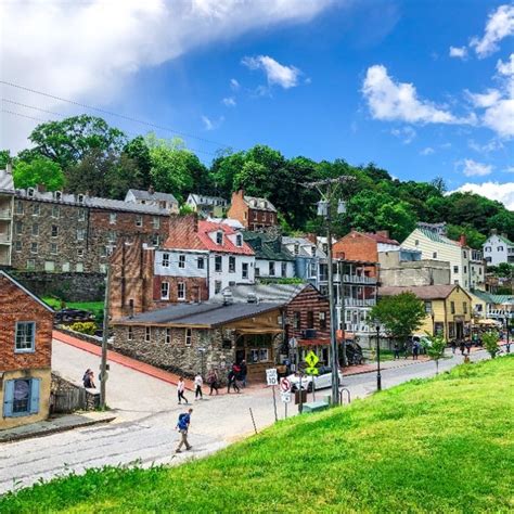 The historic town and bridges of Harpers Ferry, West Virginia. Harpers Ferry West Virginia ...