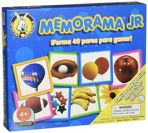 Memorama spanish game for kids - Bilingual Kidspot