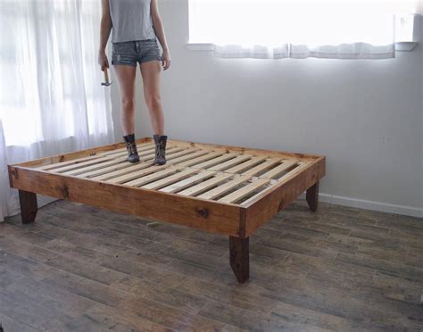 Handmade Rustic Wooden Bed Frame | W.O.O.D. | Pinterest | Wooden bed frames, Bed frames and Bedrooms