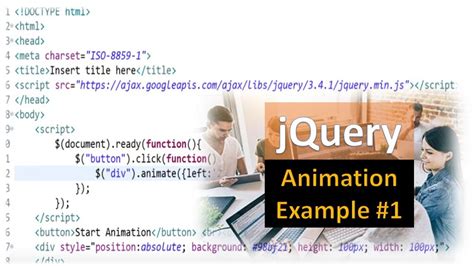 jQuery Animation Example 1 - YouTube