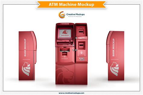 ATM Machine Mockup Template | Mockups ~ Creative Market