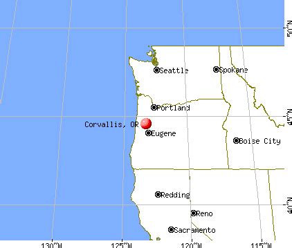 dudo kemol: Corvallis Oregon map