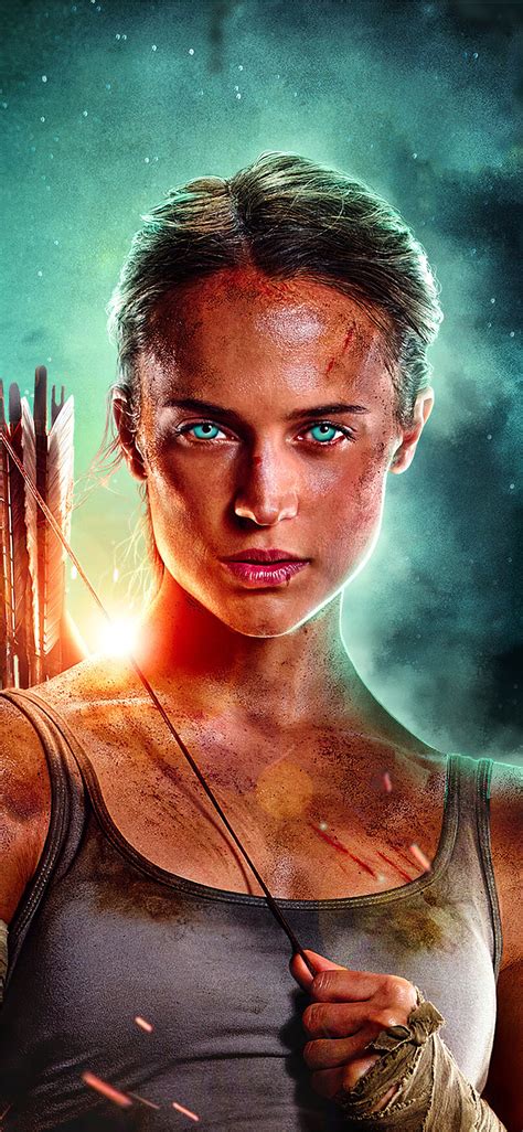 tomb raider lara croft magical eyes 4k iPhone X Wallpapers Free Download