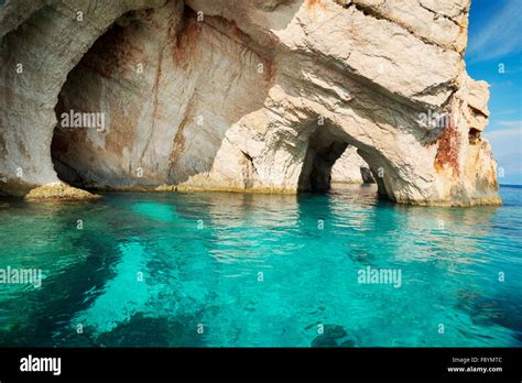 Blue Caves, Zakynthos Island, Greece Stock Photo - Alamy