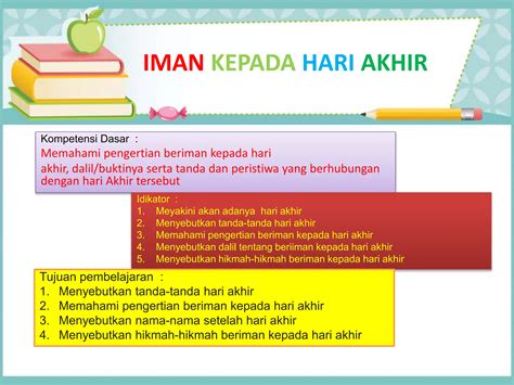 LKPD AKIDAH AKHLAK IMAN KEPADA HARI AKHIR | PPT