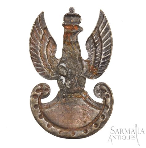 WW2 Polish Eagle Cap Badge – Middle East - Sarmatia Antiques