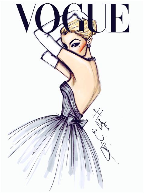 'VOGUE' Fashion Illustrations by Hayden Williams | A Side Of Style