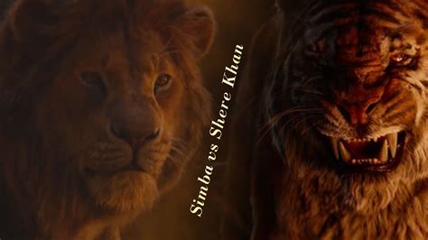 Simba vs Shere Khan (FANMADE) - YouTube