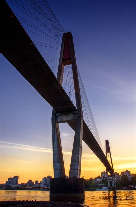 Skytrain bridge at Sunset | Vancouver city, Vancouver bc canada, Canada ...