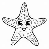 Star Fish Coloring Page sketch template