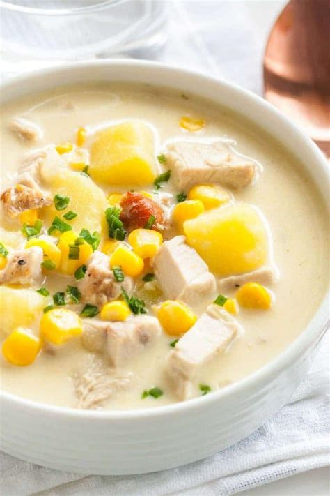 Creamy Leftover Turkey Soup (Easy Turkey Corn Chowder Recipe)